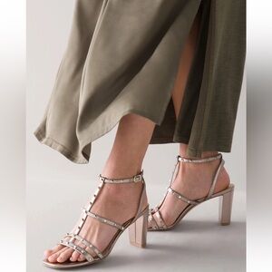 WHBM Brooklyn Strappy Studded Sandal
